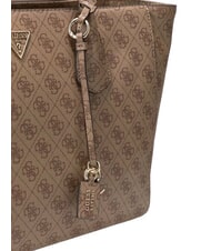 GUESS MARISSA Borsa shopping a mano, con tracolla LATTE LOGO - Borse Donna - 5