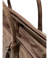 GUESS MARISSA Borsa shopping a mano, con tracolla LATTE LOGO - Borse Donna - 6