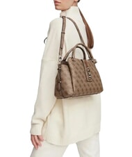 GUESS YVONNE LOGO Borsa a mano, con tracolla LATTE LOGO - Borse Donna - 2