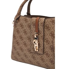 GUESS YVONNE LOGO Borsa a mano, con tracolla LATTE LOGO - Borse Donna - 6