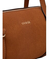 GUESS TAYLOR Borsa bauletto a mano, con tracolla COGNAC - Borse Donna - 4