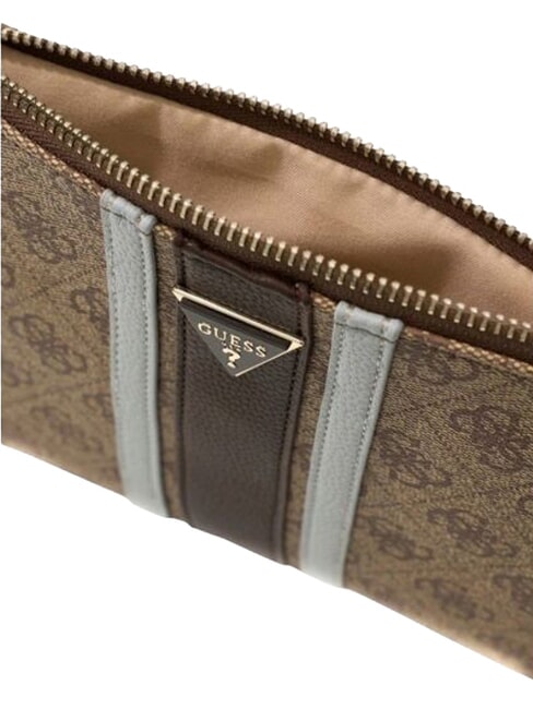 NOELLE 2 Pochette latte logo/brown - Borse Donna