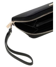 GUESS MELODY Portafoglio large con polsierina NERO - Portafogli Donna - 4