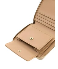 GUESS MELODY Portafoglio compatto ziparound light taupe - Portafogli Donna - 5