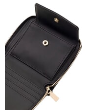 GUESS MELODY Portafoglio compatto ziparound NERO - Portafogli Donna - 4
