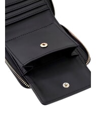 GUESS MELODY Portafoglio compatto ziparound NERO - Portafogli Donna - 5