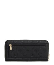 GUESS BLAKE Portafoglio large zip around black logo - Portafogli Donna - 2