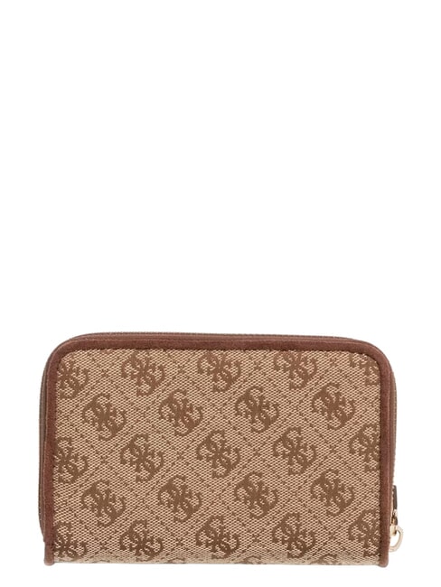 SAMANTHA Portafoglio medio zip around latte logo/brown - Portafogli Donna