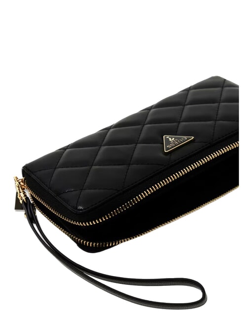 JULIET Portafoglio large zip around NERO - Portafogli Donna