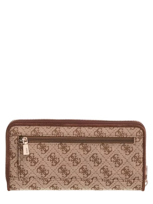 SAMANTHA Portafoglio large zip around latte logo/brown - Portafogli Donna