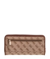 GUESS SAMANTHA Portafoglio large zip around latte logo/brown - Portafogli Donna - 2