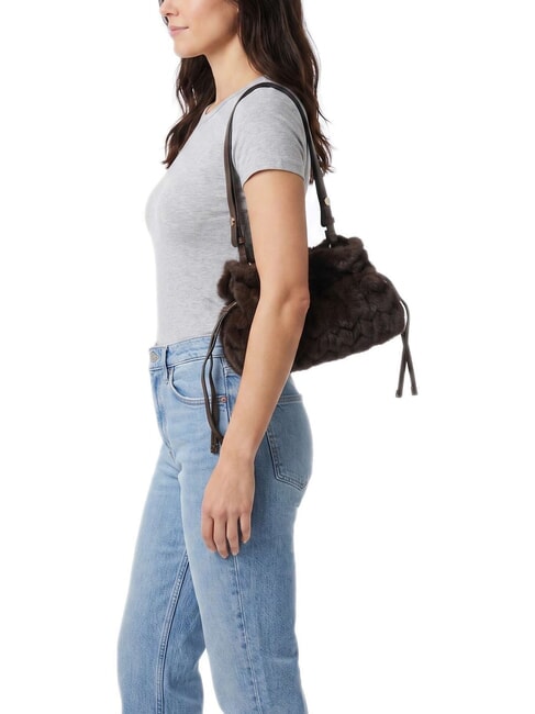 RICCY Borsa a spalla deep brown - Borse Donna