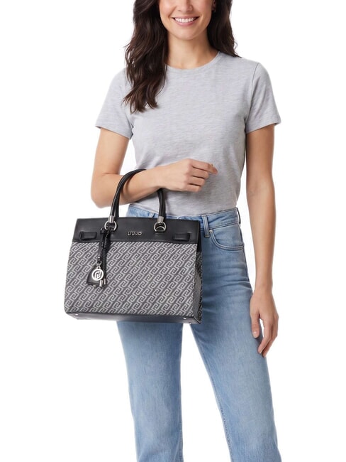 MANHATTAN Borsa a mano, con tracolla grigio denim - Borse Donna