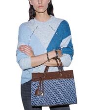 LIUJO MANHATTAN Borsa a mano, con tracolla blu denim - Borse Donna - 2