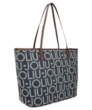 LIUJO EVRIM Shopper a spalla blu denim - Borse Donna - 2