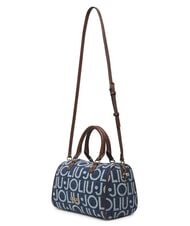 LIUJO EVRIM Bauletto a mano, con tracolla blu denim - Borse Donna - 3