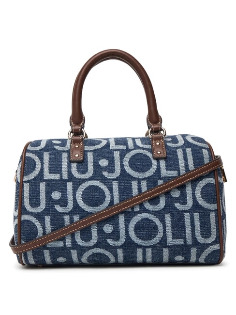 EVRIM Bauletto a mano, con tracolla blu denim - Borse Donna