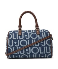 LIUJO EVRIM Bauletto a mano, con tracolla blu denim - Borse Donna - 4