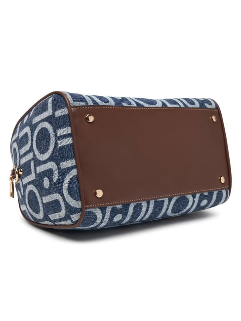 EVRIM Bauletto a mano, con tracolla blu denim - Borse Donna