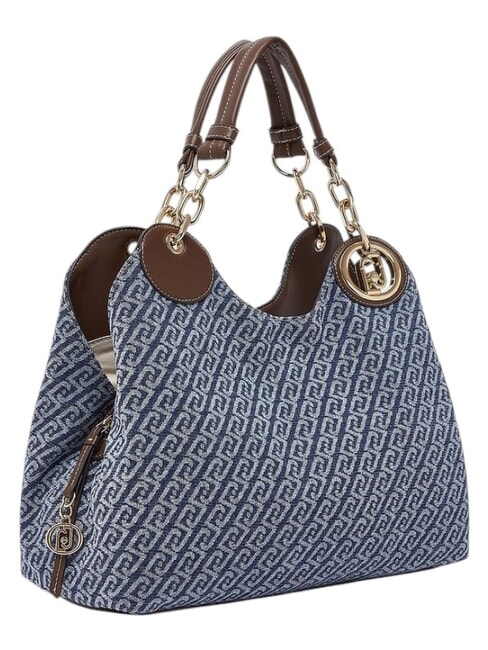FAIZA Borsa a spalla blu denim - Borse Donna