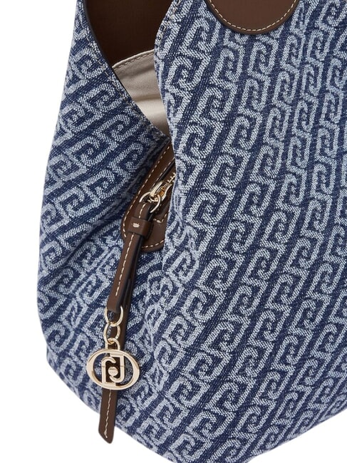 FAIZA Borsa a spalla blu denim - Borse Donna