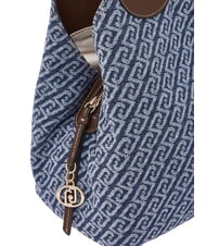 LIUJO FAIZA Borsa a spalla blu denim - Borse Donna - 3