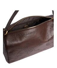 ALVIERO MARTINI PRIMA CLASSE ANTIQUE GEO Borsa in pelle a mano, con tracolla cioccolato - Borse Donna - 3