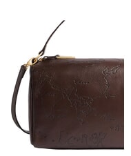 ALVIERO MARTINI PRIMA CLASSE ANTIQUE GEO Borsa in pelle a mano, con tracolla cioccolato - Borse Donna - 4