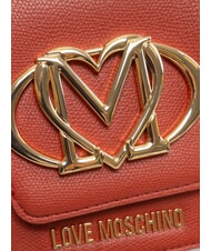 LOVE MOSCHINO OVAL FRIEZE Mini Bag a tracolla ruggine - Borse Donna - 4