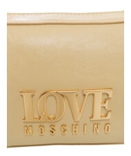 LOVE MOSCHINO GILDED Borsa a spalla, con catena burro - Borse Donna - 3