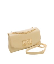 LOVE MOSCHINO GILDED Borsa a spalla, con catena burro - Borse Donna - 2