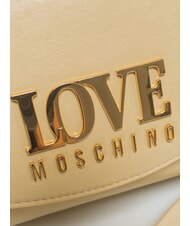LOVE MOSCHINO GILDED Borsa a spalla, con catena burro - Borse Donna - 3