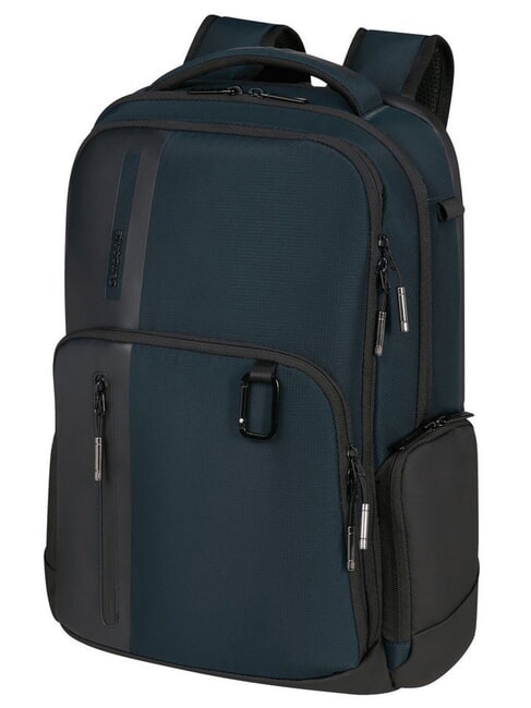 BIZ2GO Zaino porta PC 15.6", con asola deep blue - Zaini da lavoro porta PC