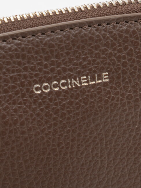 ROUNDED ENVELOPE Pochette in pelle brunette - Borse Donna