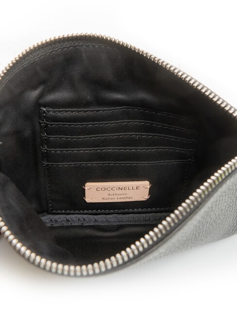 ROUNDED ENVELOPE Pochette in pelle Nero - Borse Donna