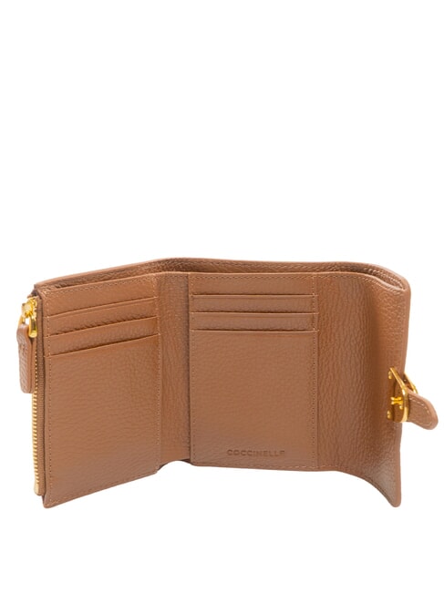 CAMPUS Portafoglio Small in pelle cognac - Portafogli Donna