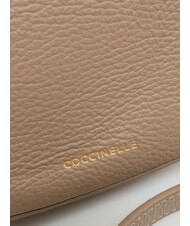 COCCINELLE WHISPER Mini Bag a tracolla warm taupe - Borse Donna - 4