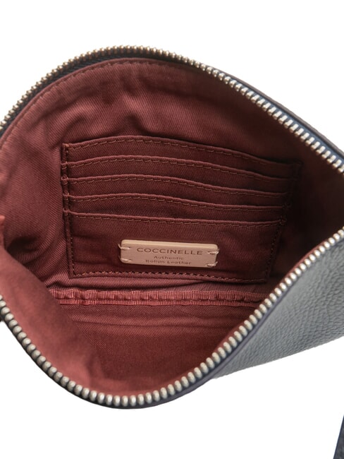 ROUNDED ENVELOPE Pochette in pelle midnight blue - Borse Donna
