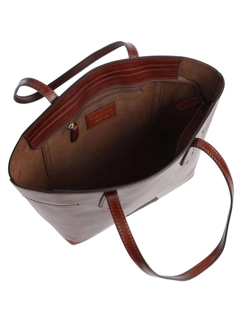 GUELFA Borsa shopper a spalla, in pelle MARRONE - Borse Donna