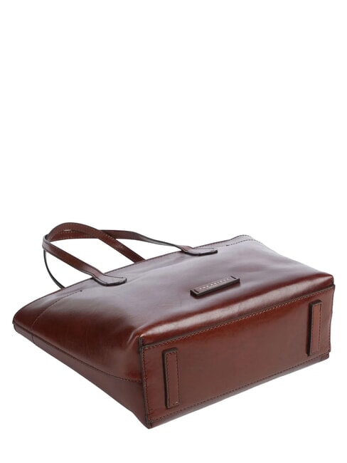 GUELFA Borsa shopper a spalla, in pelle MARRONE - Borse Donna