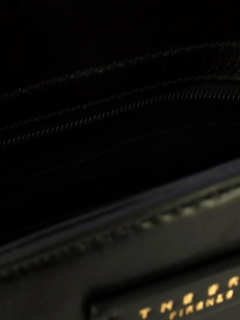 COSTANZA Borsa mini in pelle, a tracolla Nero Oro - Borse Donna