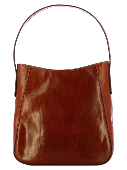 MADDALENA Borsa hobo a spalla, in pelle MARRONE - Borse Donna
