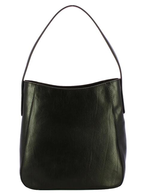 MADDALENA Borsa hobo a spalla, in pelle Nero Oro - Borse Donna