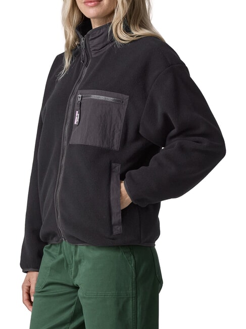 SYNCH Giacca di pile riciclato  black solid - Giacche Donna