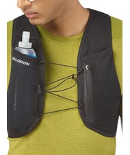 SALOMON HYDRA ACCESS 4 ONE FLASK Gilet da running black - Giacche smanicate Uomo - 6