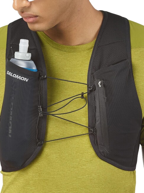 HYDRA ACCESS 4 ONE FLASK Gilet da running black - Giacche smanicate Uomo