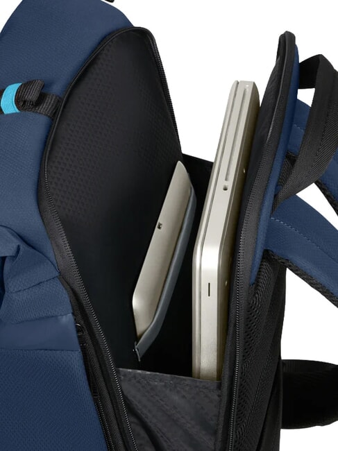 MODERNY Zaino porta PC 15.6", espandibile blue - Zaini da lavoro porta PC