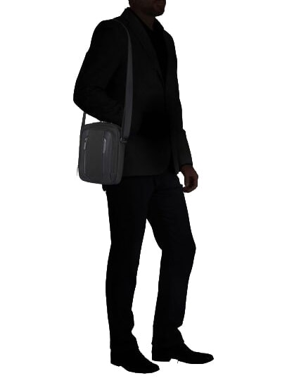 SPECTROLITE4.0 SACKS Borsello con taschino frontale NERO - Tracolle Uomo