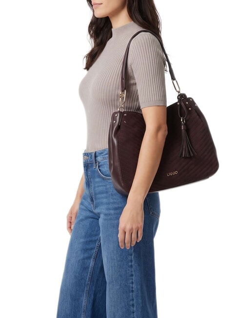 CIRRY Borsa media a spalla red aubergine - Borse Donna
