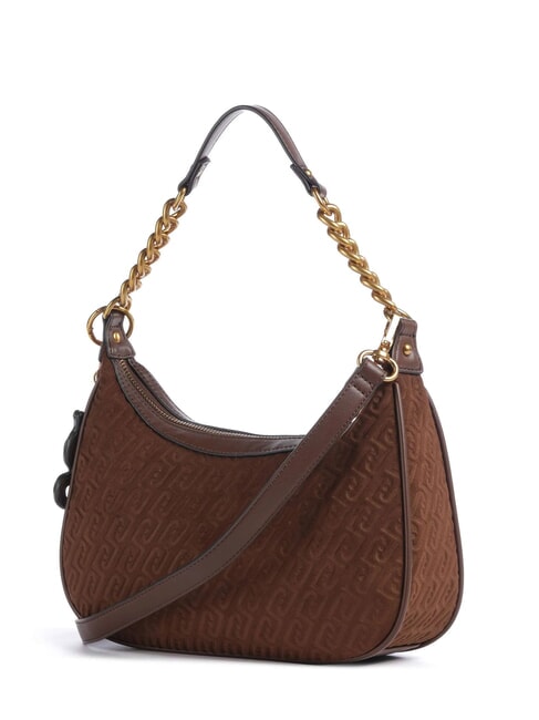 RIDHI Embossed Borsa a spalla, con tracolla tabacco - Borse Donna